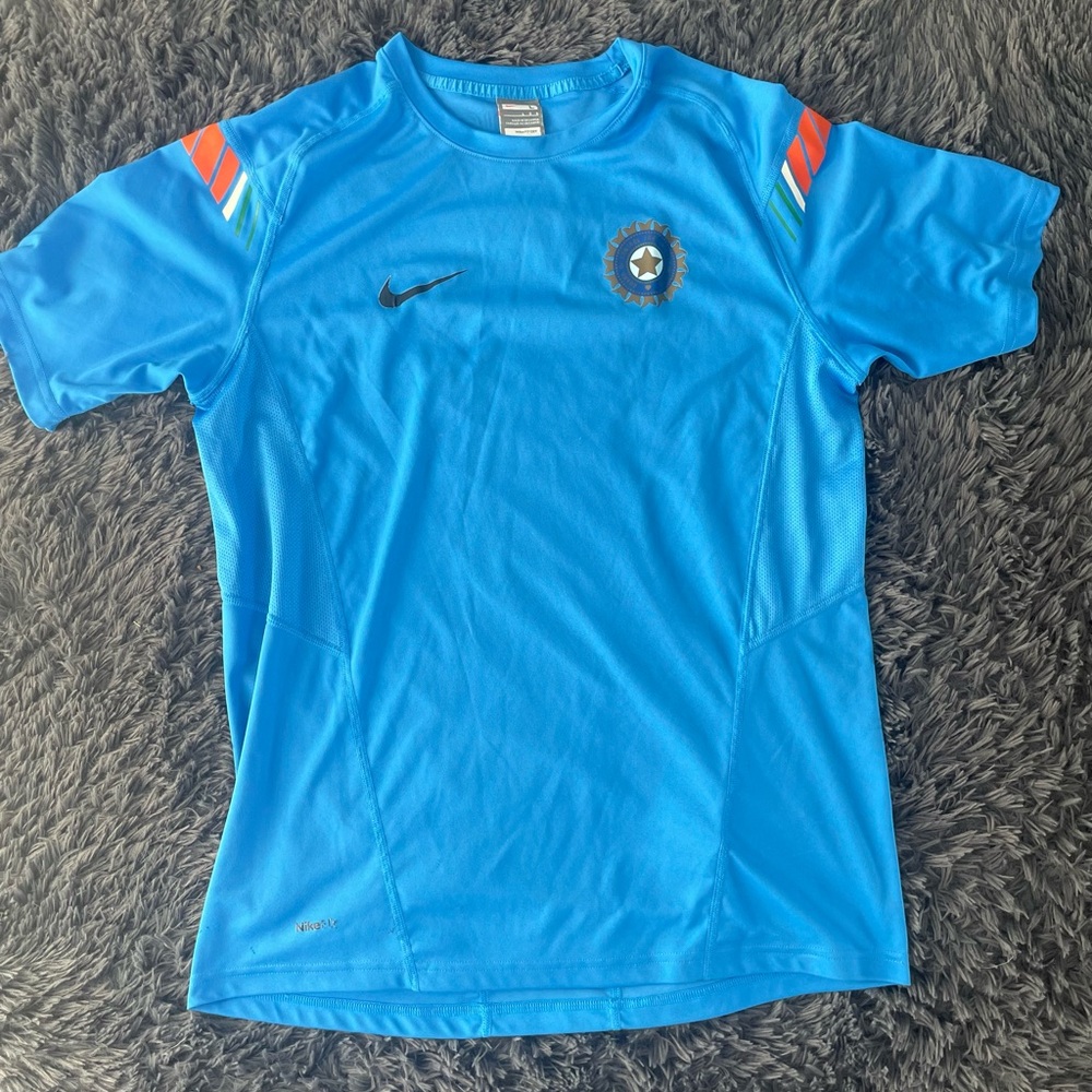 NIKE BLUE JERSEY B.O.C. FOR THE CRICKET OF INDIA | MEN LARGE